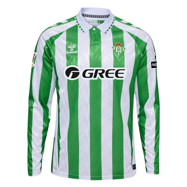 Tailandia Camiseta Real Betis Replica Primera Ropa ML 2024/25